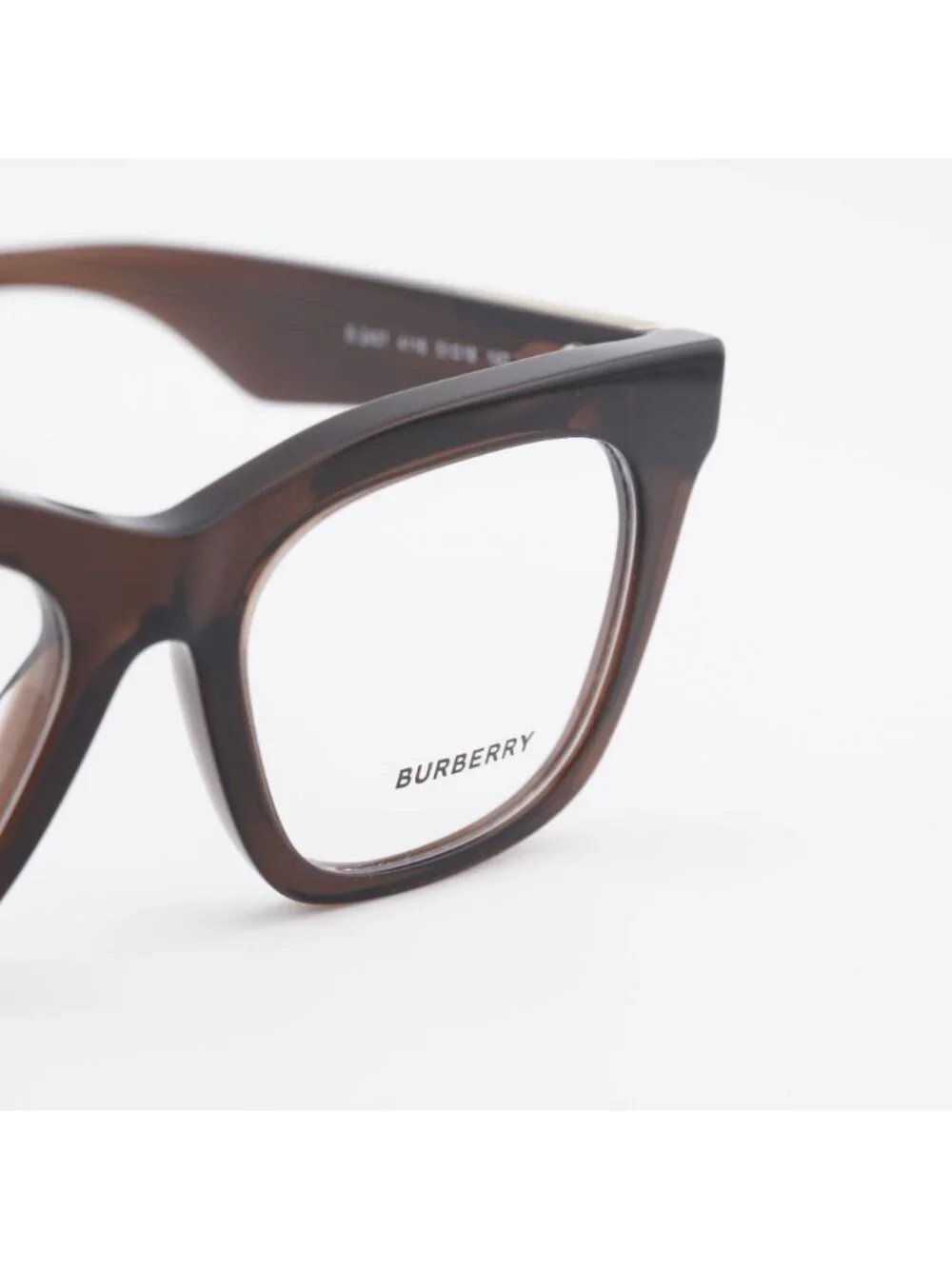 Burberry BE2407 4116 Eyeglasses Brown 51mm Square Frame